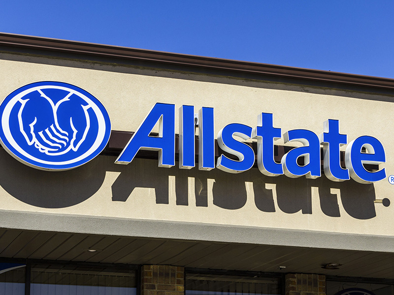 Enseigne de la compagnie Allstate.